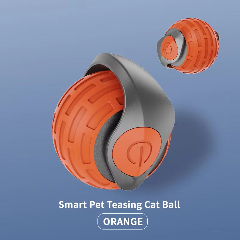 New Interactive Cat Toys Ball Auto Electric Rolling Ball Toys for Cat Kitty Pet Smart Automatic Teaser USB Rechargeable Cat Toy